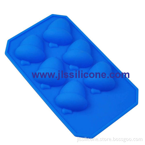 Pine Nut Silicone Chocolate Molds With 6 Cavities